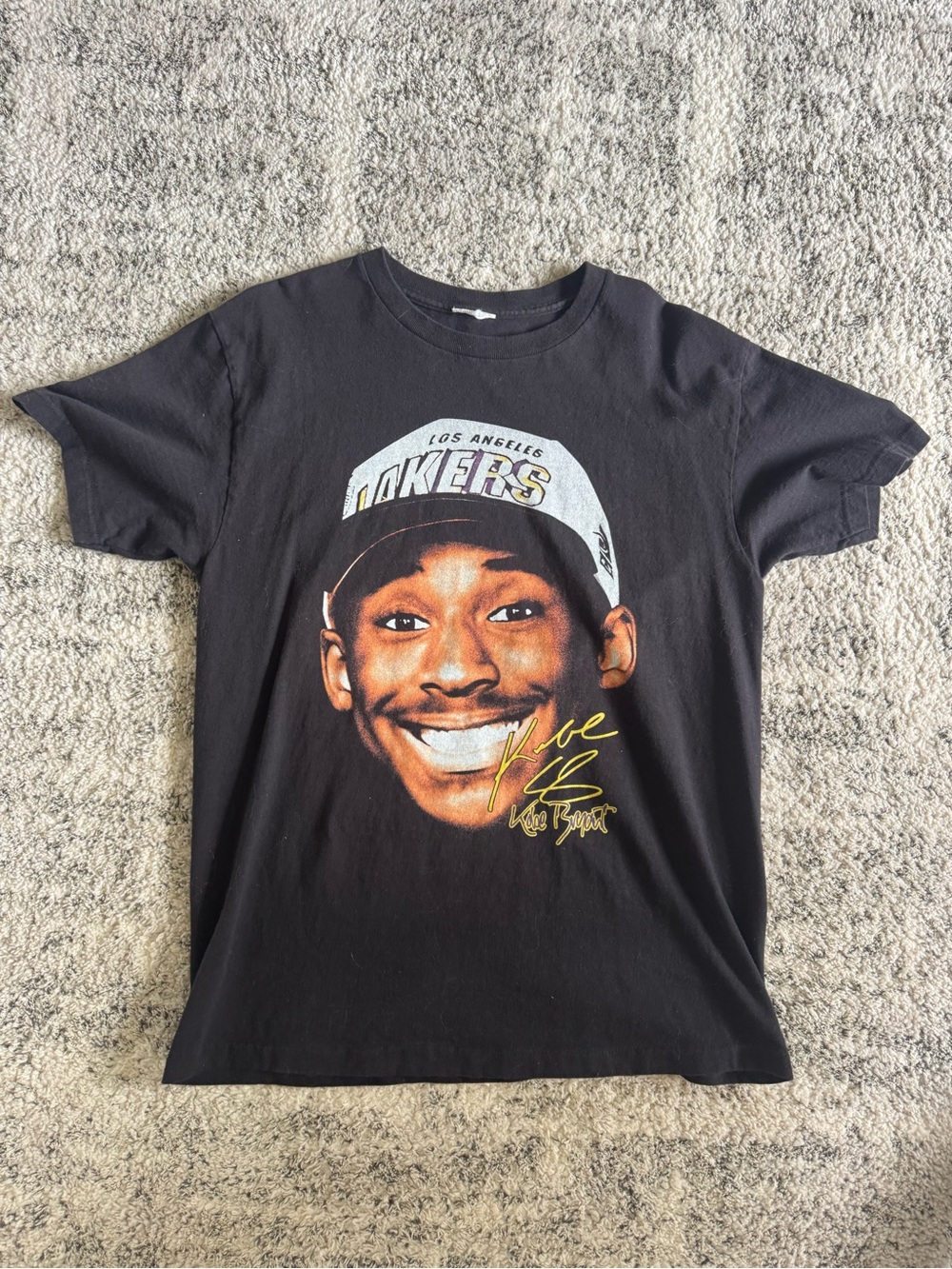 Men's Black Los Angeles Lakers Graphic Tee